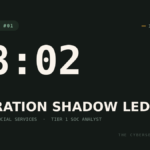 Case File #01: Operation Shadow Ledger — 08:02, an APT intrusion at a financial services firm