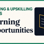 Learning opportunities thumbnail with a green border and open book